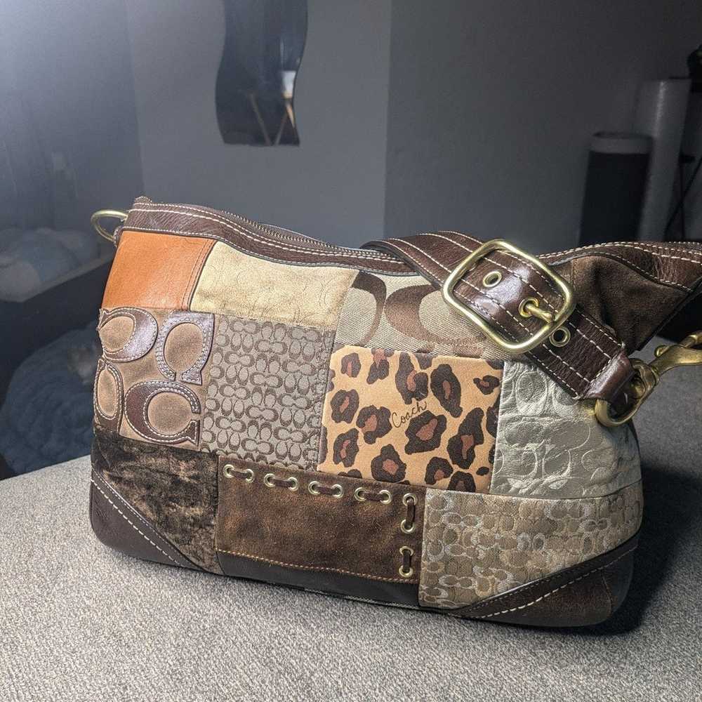 Coach Limited Edition Patchwork Shoulder Bag Tote - image 1