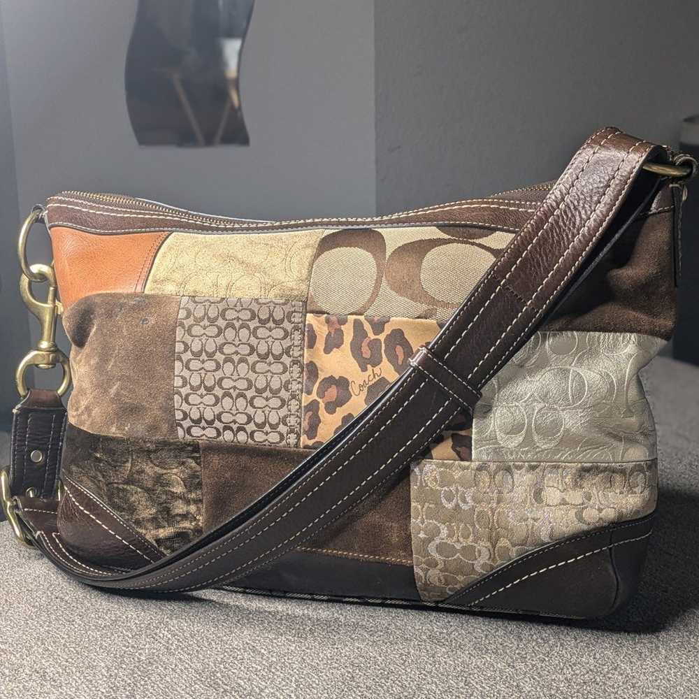 Coach Limited Edition Patchwork Shoulder Bag Tote - image 2