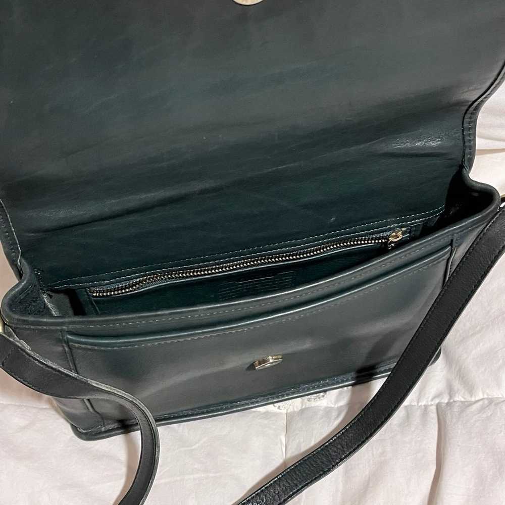 Vintage COACH CURTIS 9975 in Bottle Green RARE - image 4