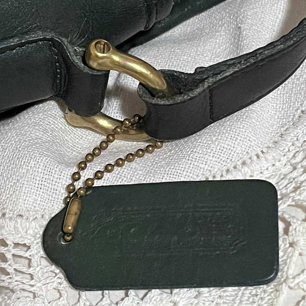 Vintage COACH CURTIS 9975 in Bottle Green RARE - image 8