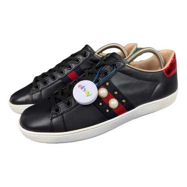 Gucci Ace leather trainers