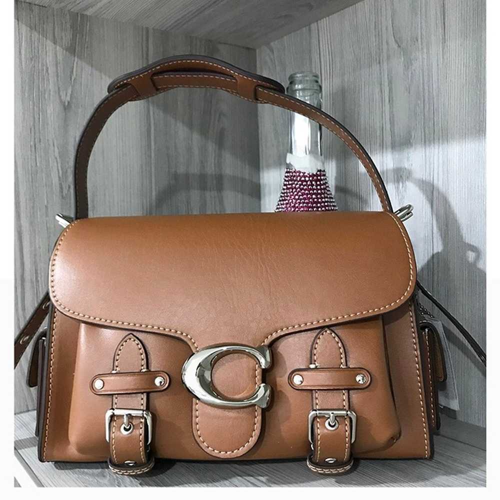 COACH Cargo Soft Tabby Shoulder Bag Burnished Amb… - image 1