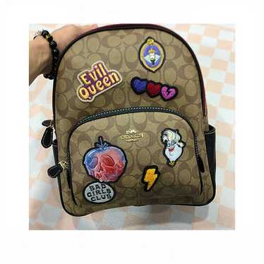 Coach backpack Disney X Coach Court orders Backpack In Signature Canvas With Patches