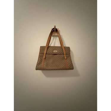 Vintage Gucci Micro GG Pattern Light Brown Hand B… - image 1