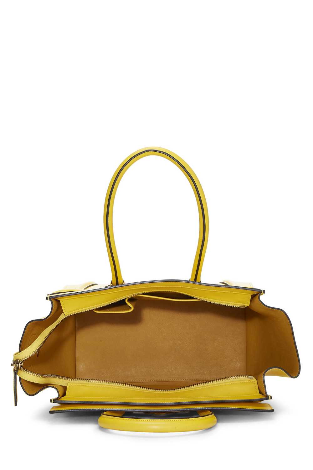 Yellow Smooth Calfskin Luggage Mini Send in SMS S… - image 6