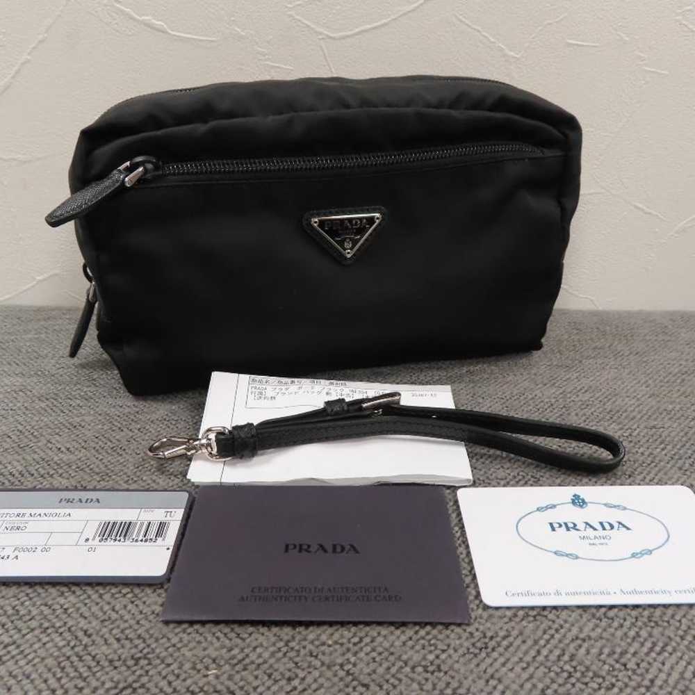 Excellent Condition PRADA Prada Nylon Pouch Mini … - image 1