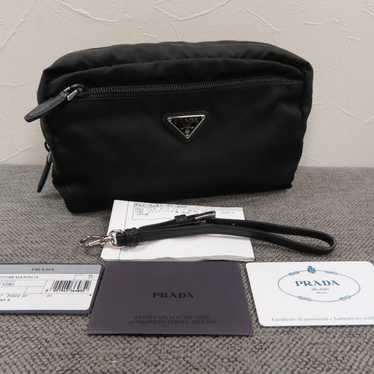 Prada Nylon Pouch Mini Nylon 1NE393 Cosmetic Pouch