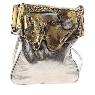 Carvalhu’s Rio Brazil Metal Sculptured Purse Brutalist Vintage 80’s Purse. online