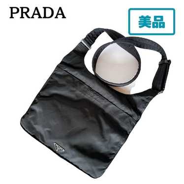 [PRADA] Prada Tessuto Shoulder Bag / Body Bag, Bl… - image 1