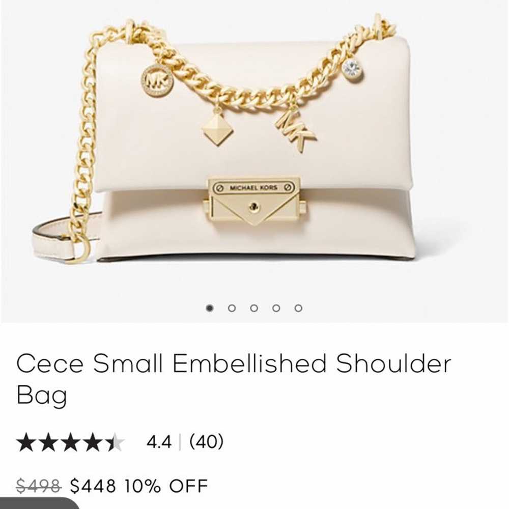 UNUSED Cecelia Small Embellished Shoulder bag by … - image 2