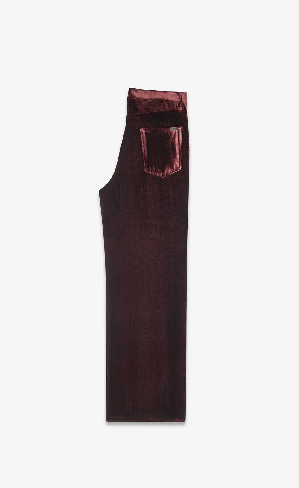 Saint Laurent Paris o1bcso1str1124 Wide Leg Pants… - image 2