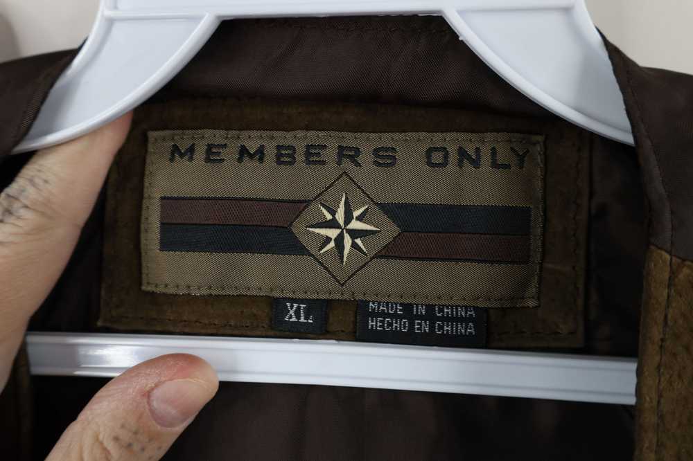 Vintage Vintage 90s Members Only Leather Buckle B… - image 9