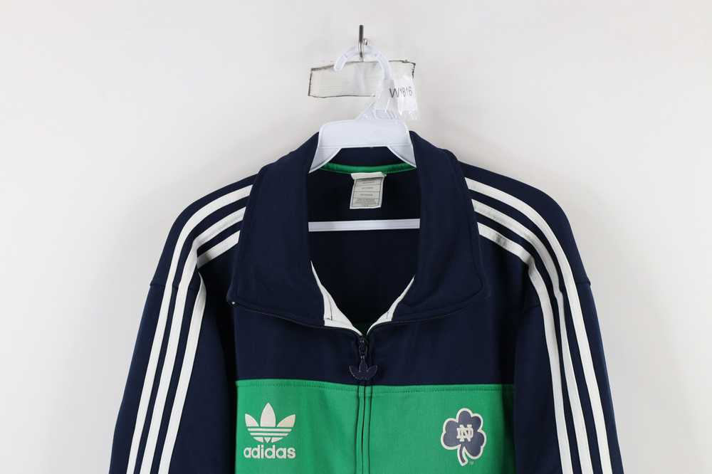 Adidas × Vintage Retro Adidas Striped Notre Dame … - image 2