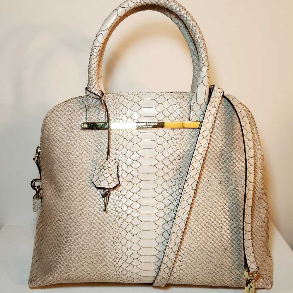 NWOT Henri bendel Premium Luxe Line snakeprint le… - image 1