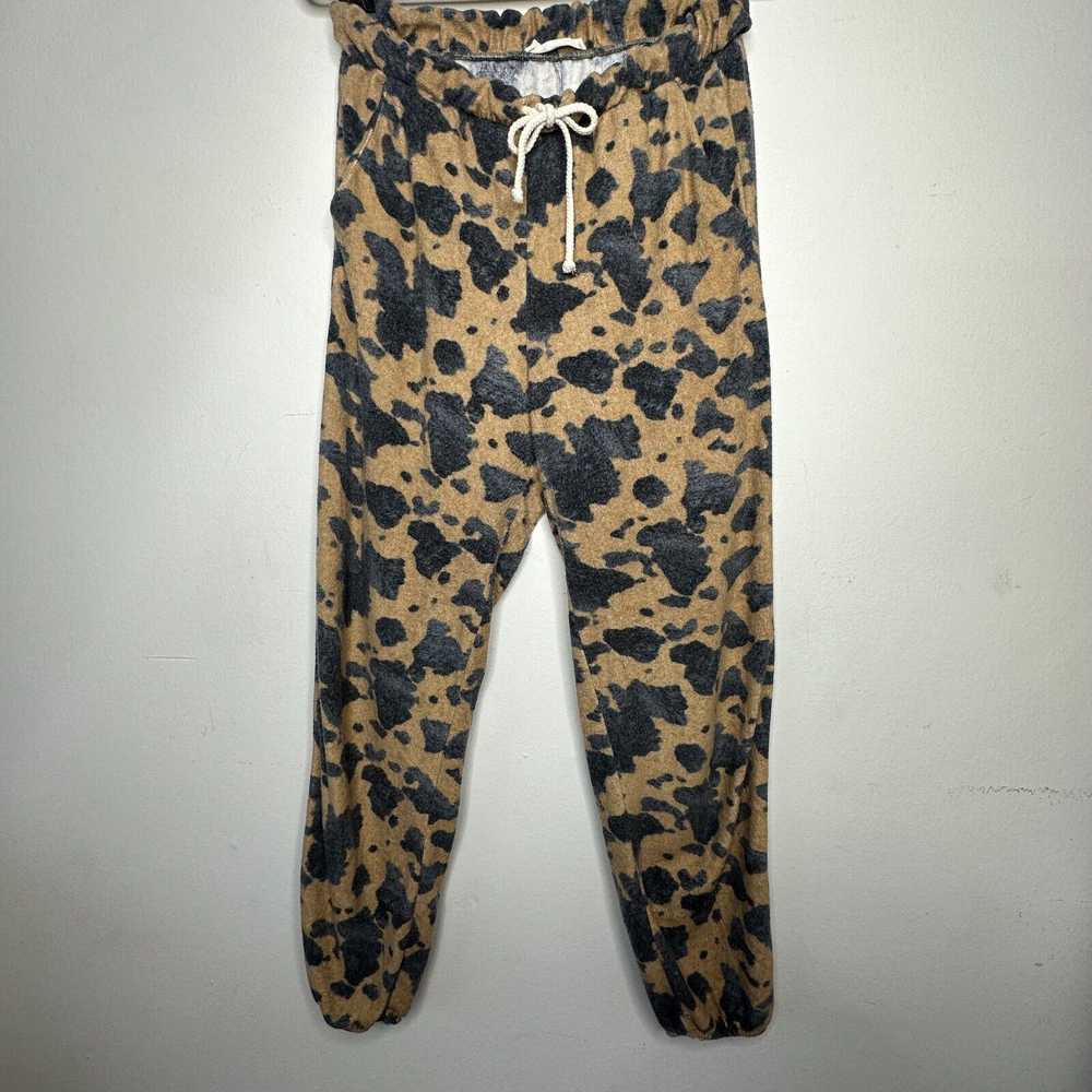 Other Entro Tan Black Cheetah Drawstring Jogger P… - image 1