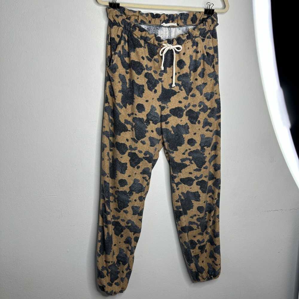 Other Entro Tan Black Cheetah Drawstring Jogger P… - image 2