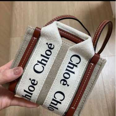 Chloé Woody Mini Tote Shoulder Bag