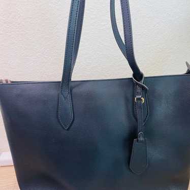 Burberry leather tote bag