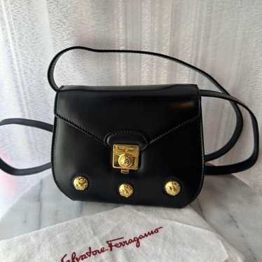 Salvatore Ferragamo Shoulder Bag Black