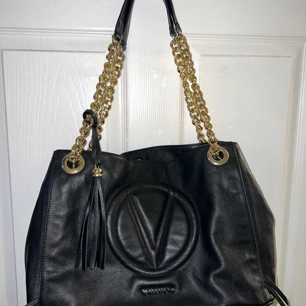 Valentino Verra Signature leather tote bag - image 2