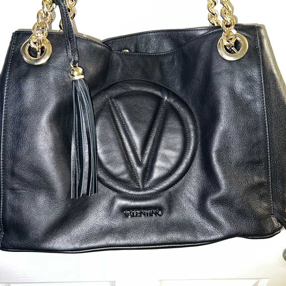 Valentino Verra Signature leather tote bag - image 3