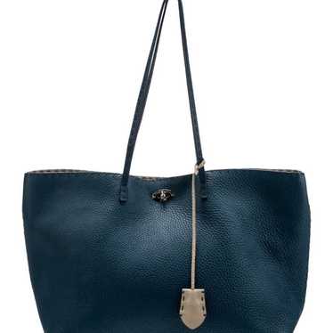 Fendi Selleria Medium Tote Blue PRISTINE - image 1