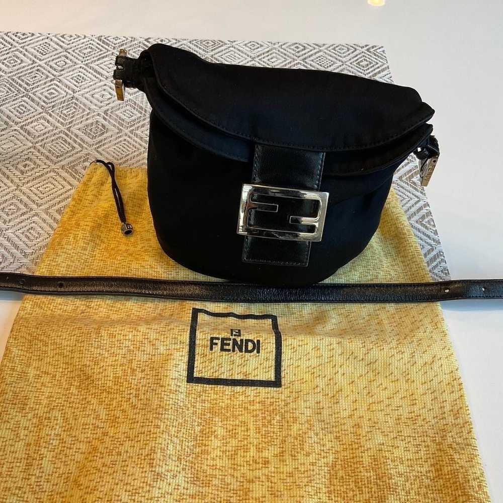 Authentic Fendi Black Mini Bucket Bag - image 11