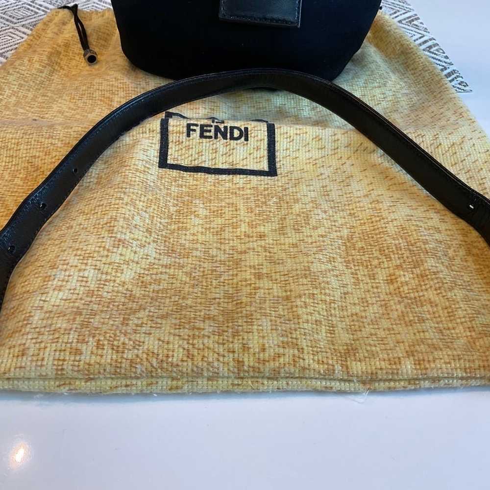 Authentic Fendi Black Mini Bucket Bag - image 12