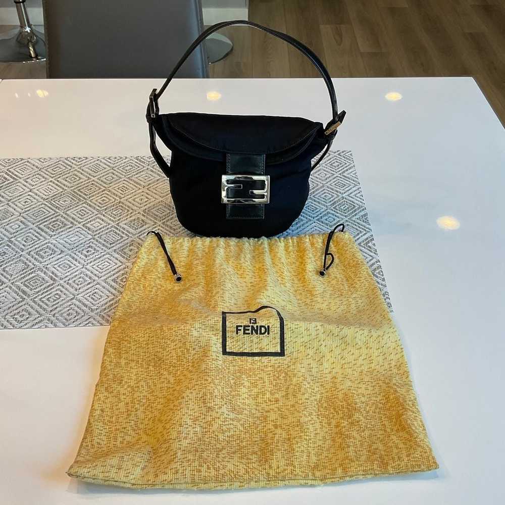 Authentic Fendi Black Mini Bucket Bag - image 1