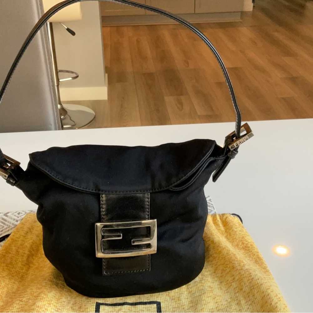 Authentic Fendi Black Mini Bucket Bag - image 2