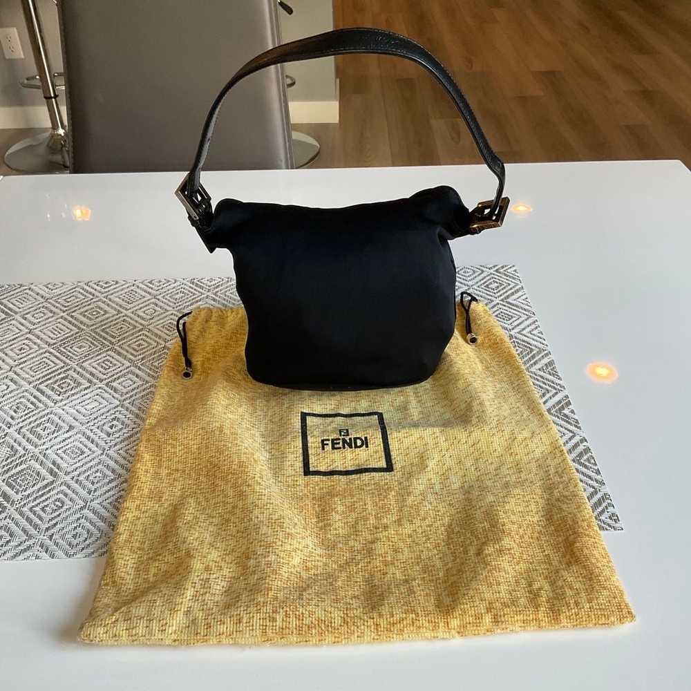 Authentic Fendi Black Mini Bucket Bag - image 5