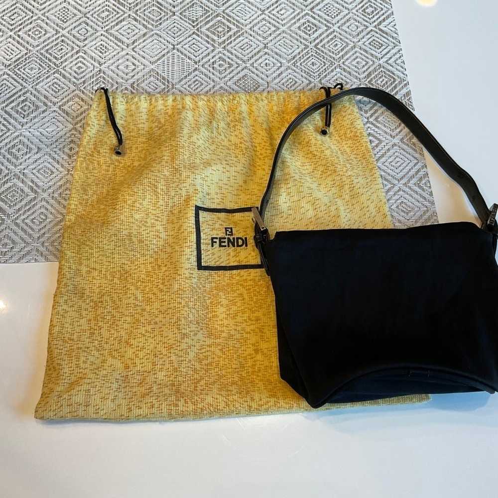 Authentic Fendi Black Mini Bucket Bag - image 8