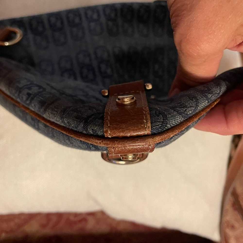 Gucci Blue Denim Shoulder Bag - image 7