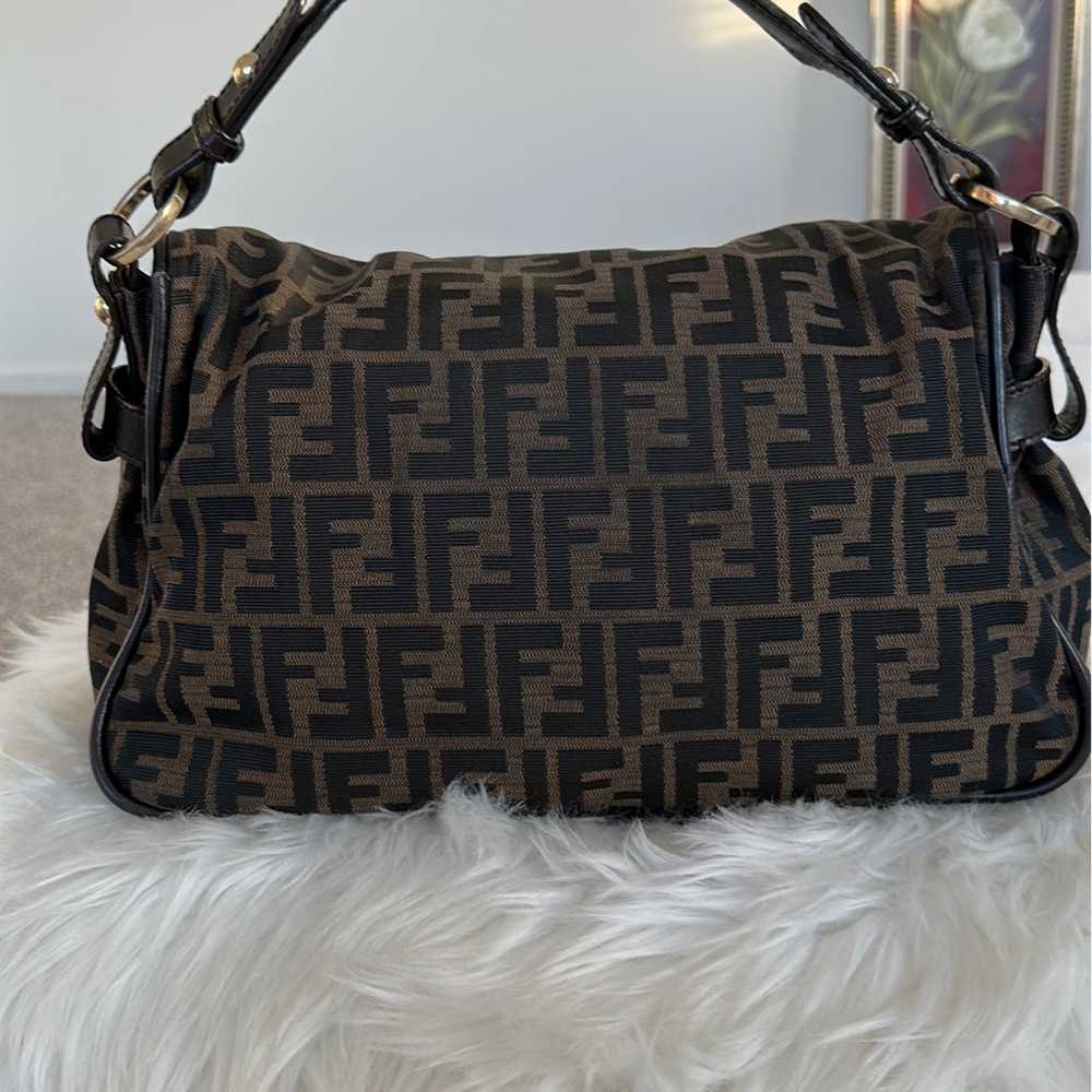 Fendi Fly Convertible Shoulder Bag Zucca Canvas - image 3