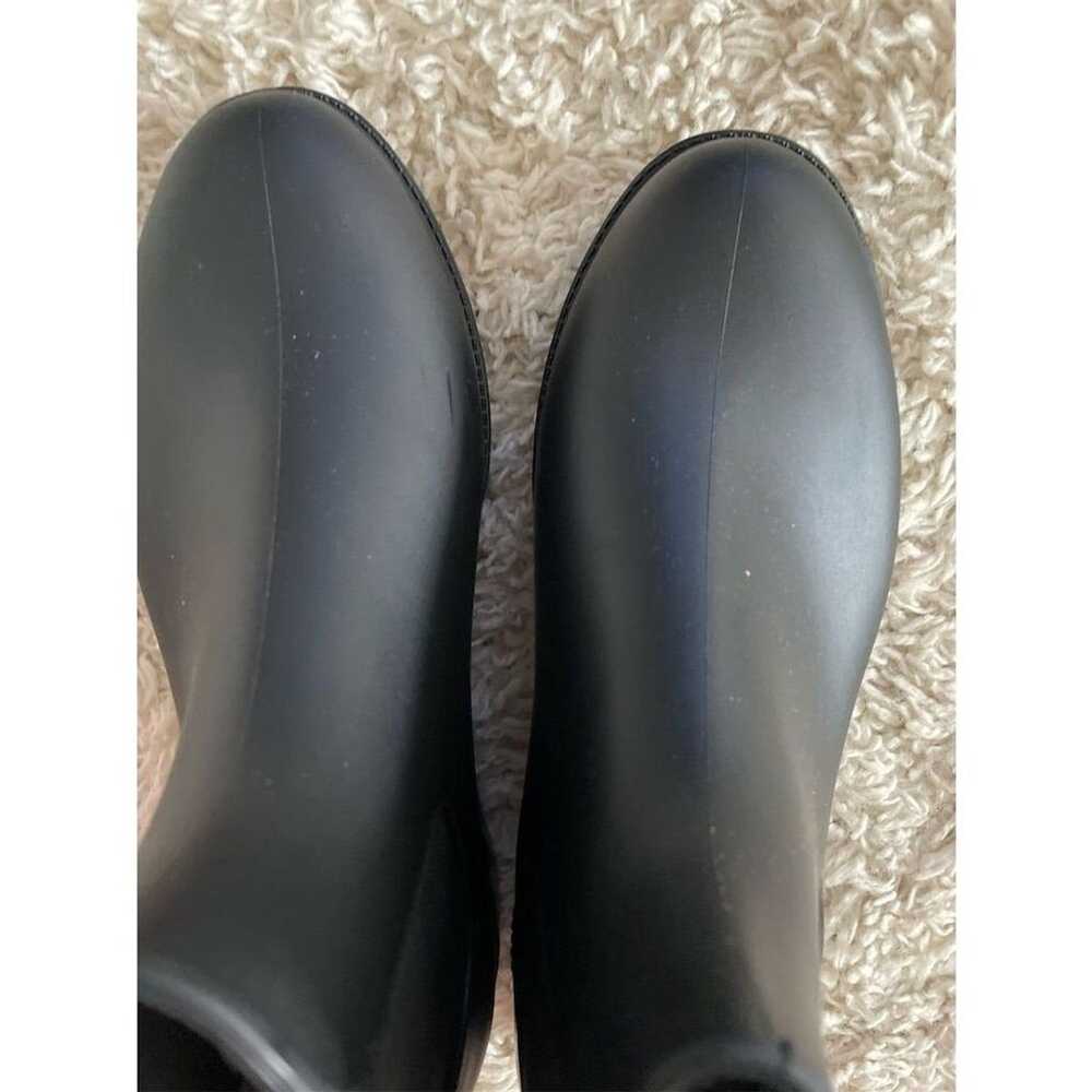 Women's Black Chelsea Ankle Rain Boots Waterproof - image 9