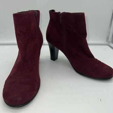 Aerosoles Faux Suede Heeled Ankle Boots