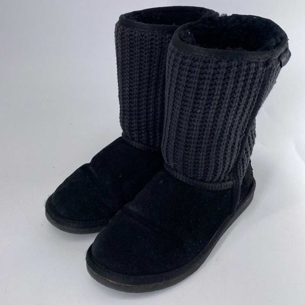 Minnetonka Boots 86520 Womens Size 8 Black Knitte… - image 12