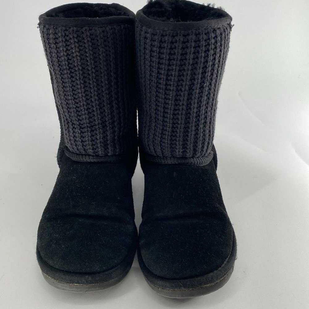 Minnetonka Boots 86520 Womens Size 8 Black Knitte… - image 2