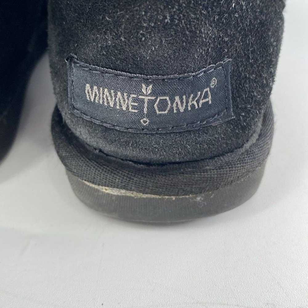 Minnetonka Boots 86520 Womens Size 8 Black Knitte… - image 6