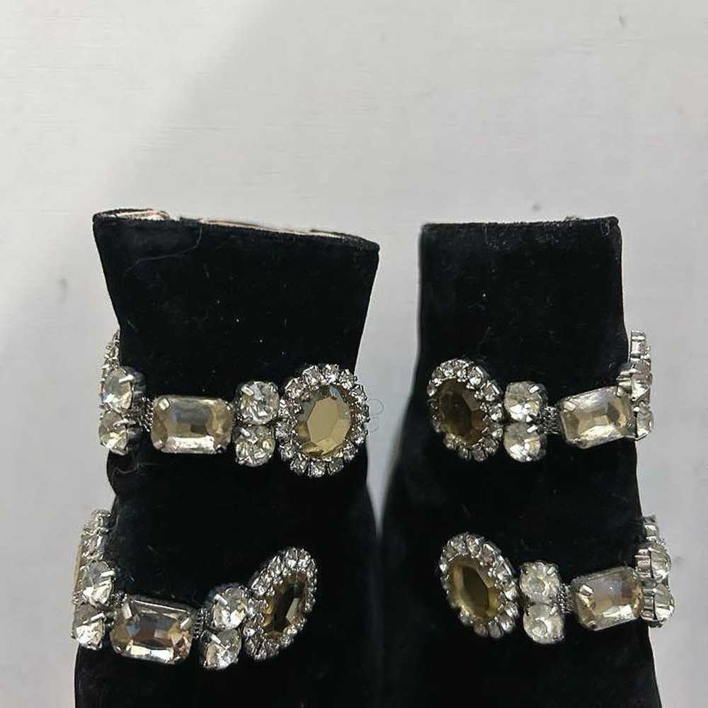 Rady★Suede Booties with Jewels - image 2