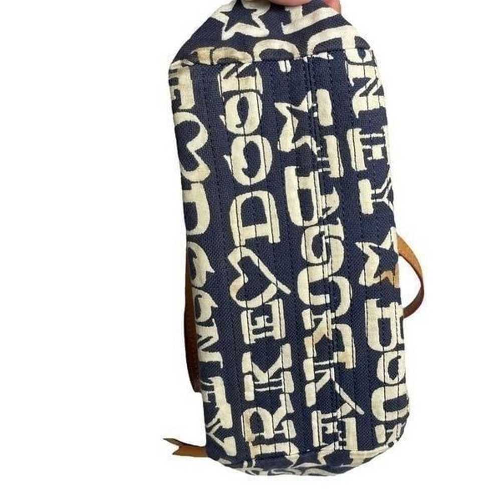 Authentic Vintage Dooney & Bourke logo Blue White… - image 3