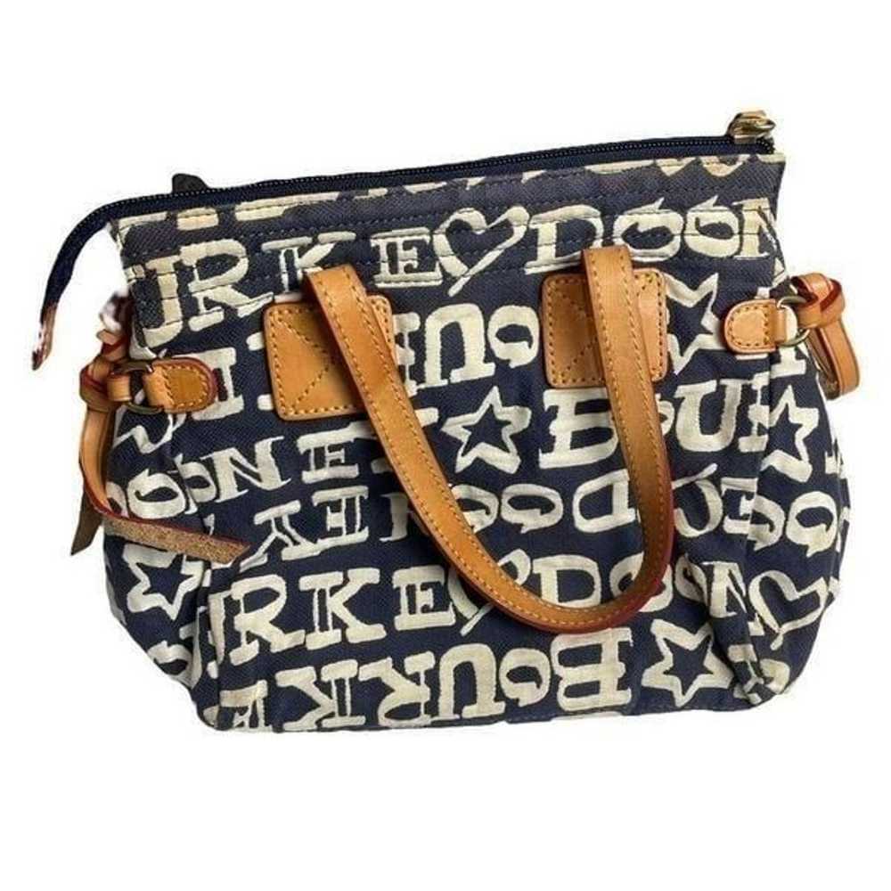 Authentic Vintage Dooney & Bourke logo Blue White… - image 5