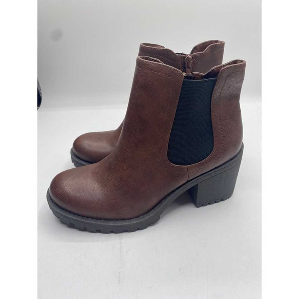 Sun + Stone Women's Brown Morghan Lug Sole Block … - image 2