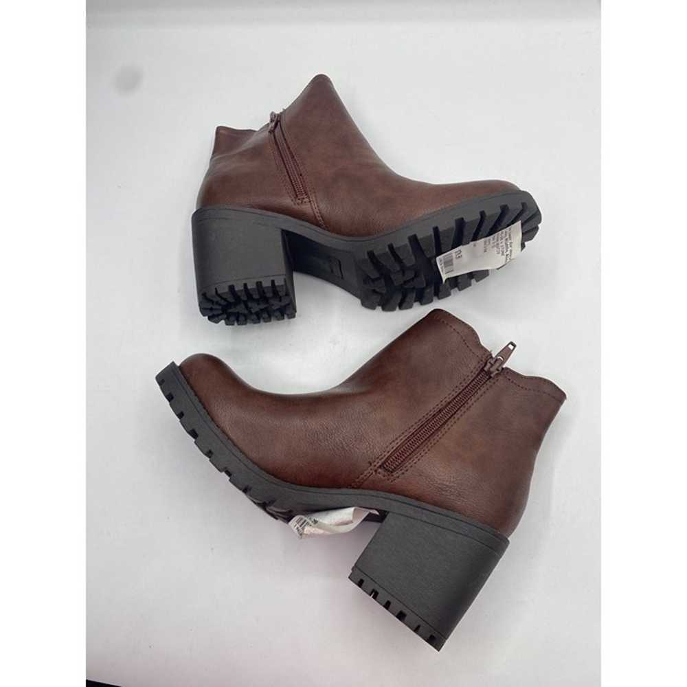 Sun + Stone Women's Brown Morghan Lug Sole Block … - image 3