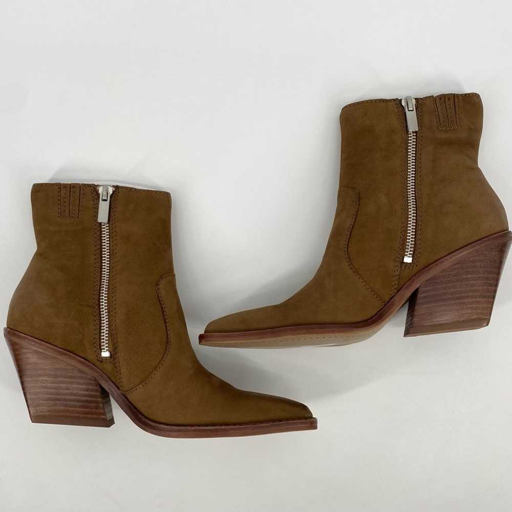 DOLCE VITA NWOB Volli Nubuck Leather Booties Brow… - image 7