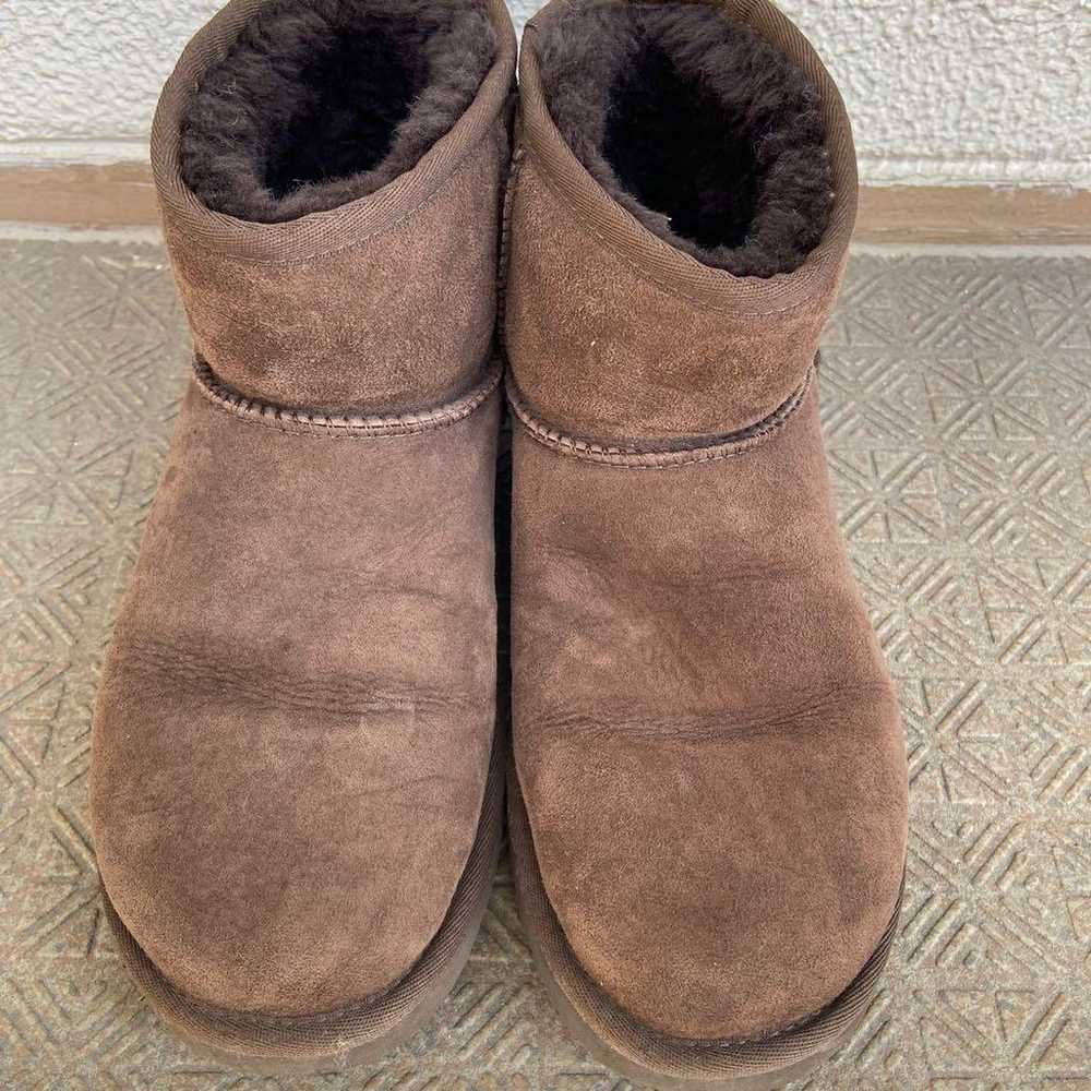 UGG Sheepskin Boots Short Length 24cm - image 3