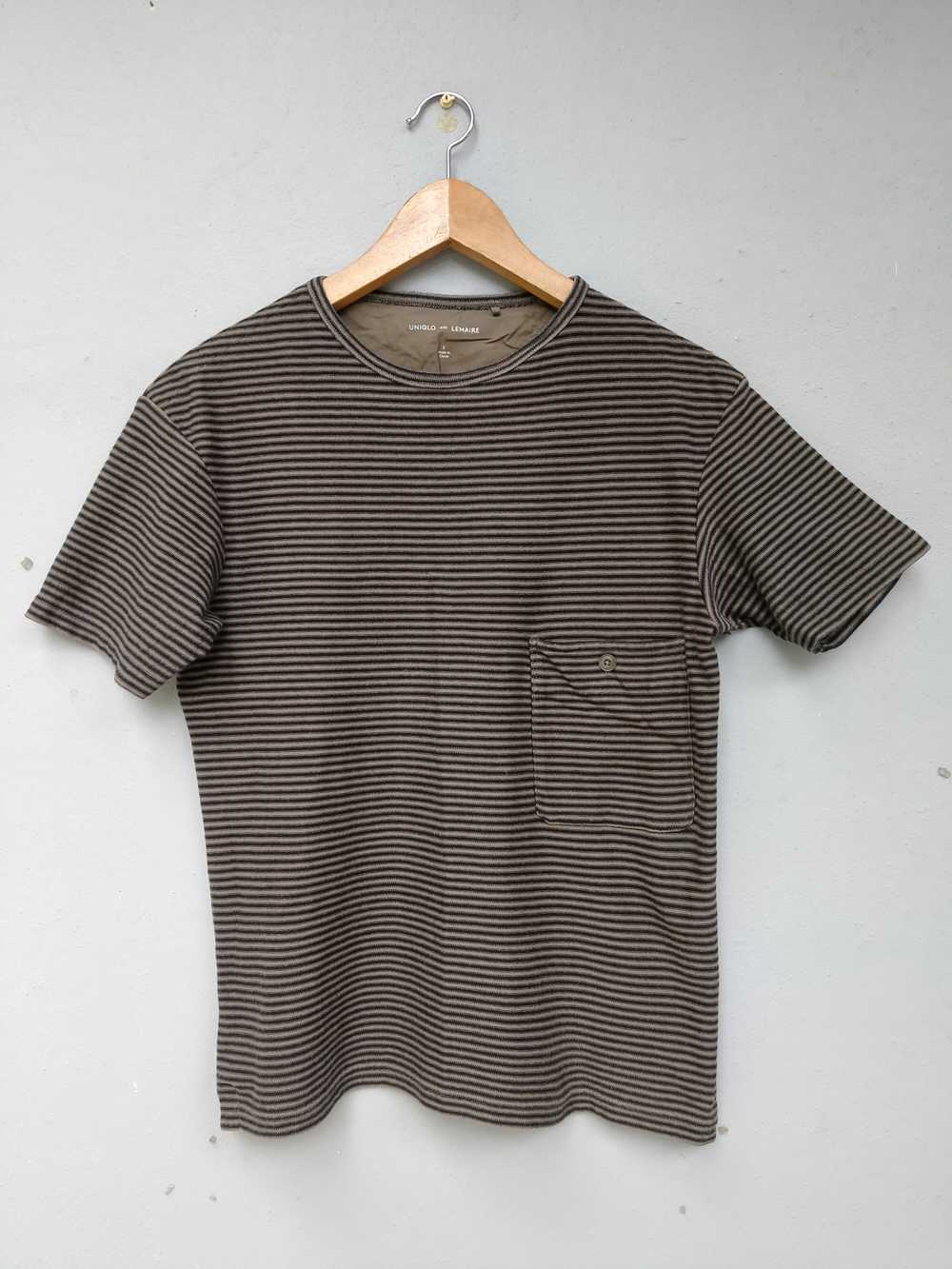 Lemaire Lemaire X Uniqlo Stripe Single Pocket Tee - image 2