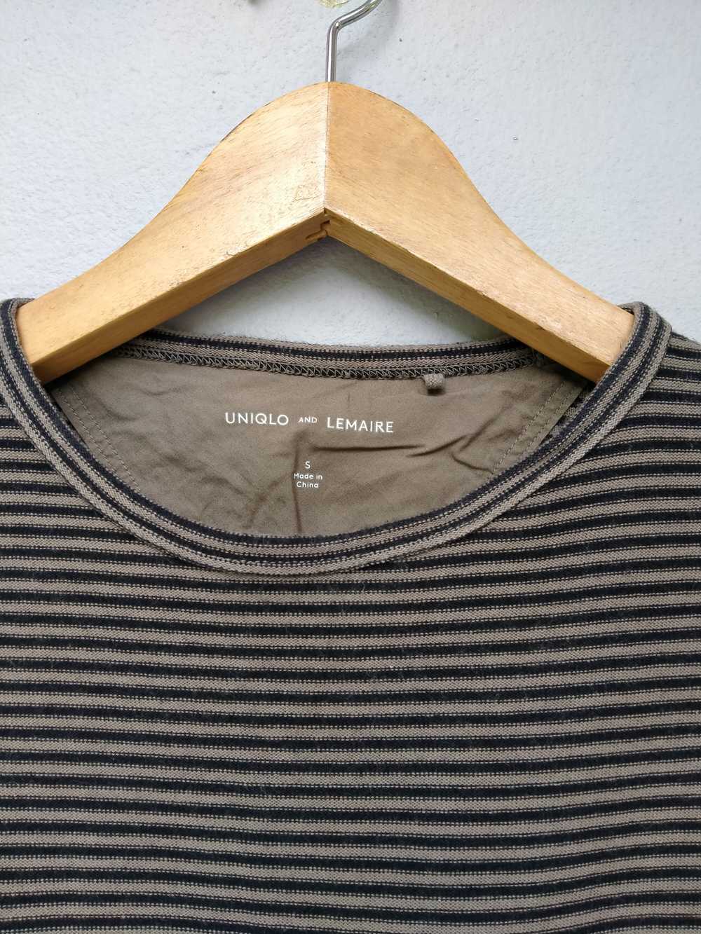 Lemaire Lemaire X Uniqlo Stripe Single Pocket Tee - image 5