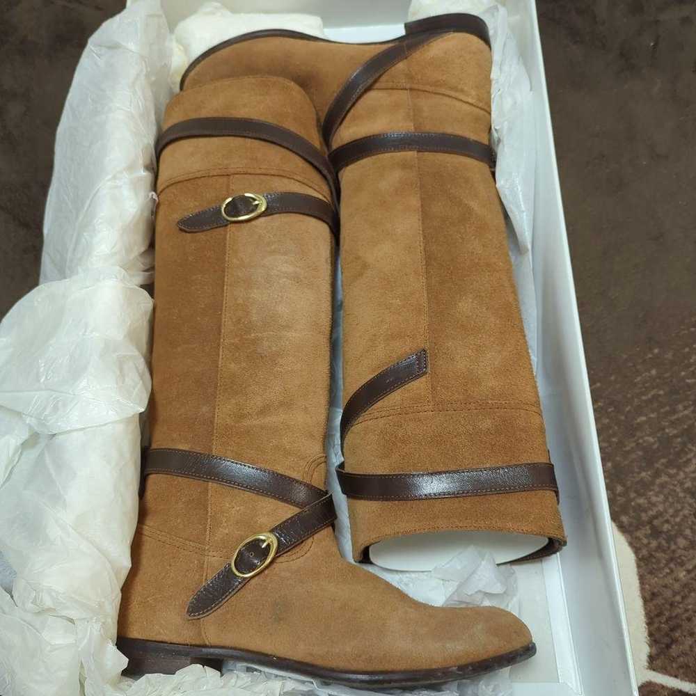 Suede long boots. - image 1