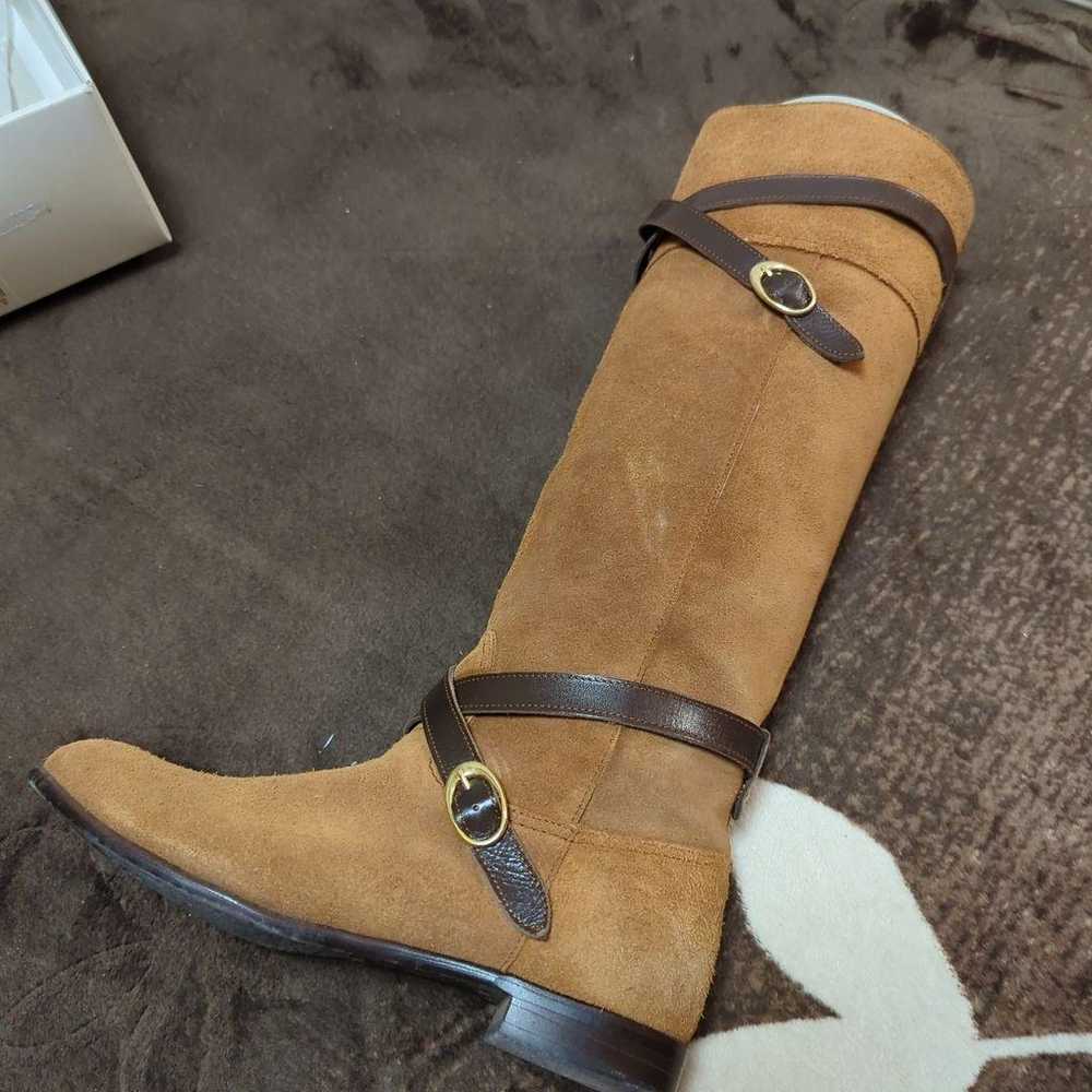 Suede long boots. - image 3